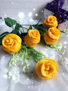 Make Yellow Rose step 15