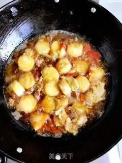 Make Red burning Japanese tofu step 8