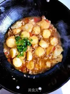 Make Red burning Japanese tofu step 9