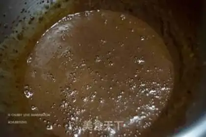Make Five grain liquid chocolate ice cream step 7