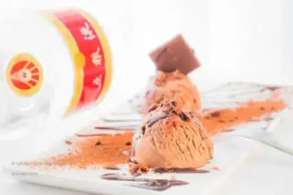 Make Five grain liquid chocolate ice cream step 13