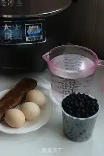 Make Black bean curd egg step 0