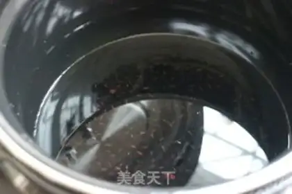 Make Black bean curd egg step 1