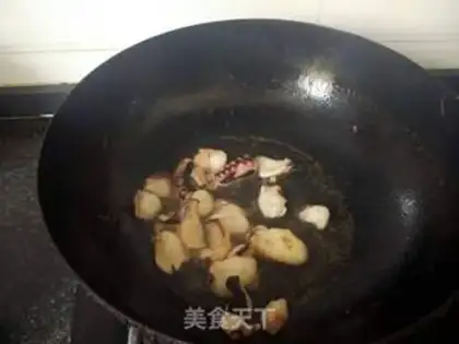 Make Dry octopus claws step 4