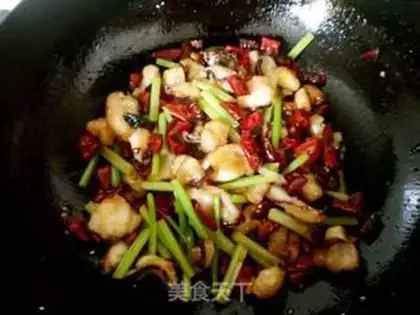 Make Dry octopus claws step 7