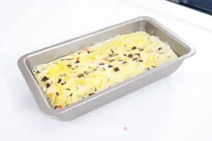 Make Three colored tofu fans steamed eggs step 5