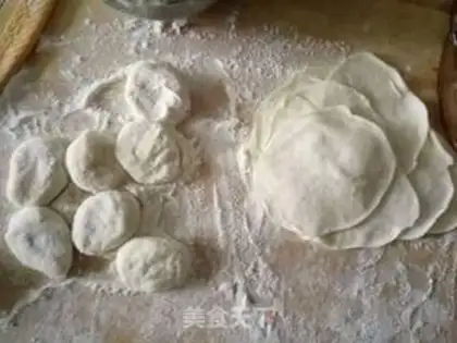 Make Three fresh dumplings step 4