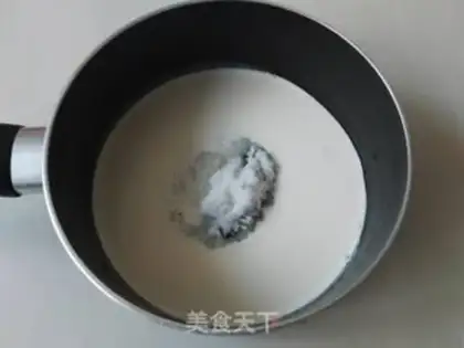 Make Silky and thick taffy step 1
