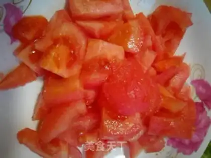Make Tomato blossoms step 2
