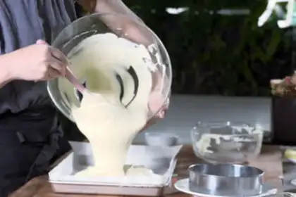 Make Salt cream cake step 5