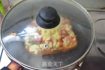Make No oven toast pizza step 12