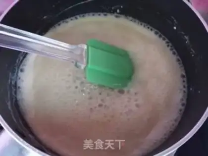 Make Silky and thick taffy step 4