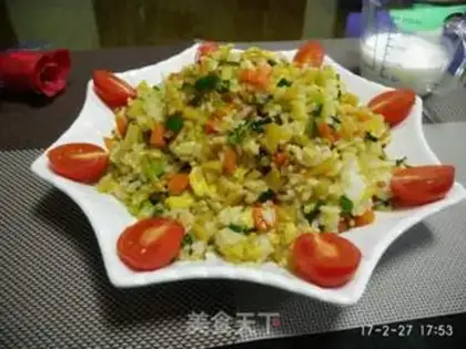 Make Cream sauce and rice step 4