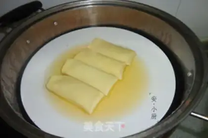 Make The bean-skin bun step 4