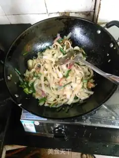 Make Beef fried river powder step 5