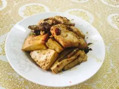 Make Fishy tofu step 1