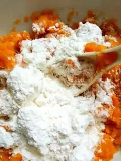 Make Sweet, soft, red potato balls step 4