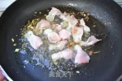 Make Bacon rice powder step 4