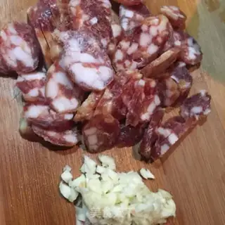 Make Bean seeded sausage step 1