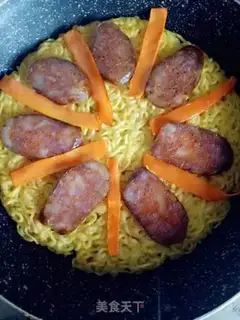Make Spaghetti pizza step 7