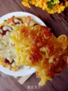 Make Spaghetti pizza step 11