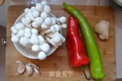 Make Garlic white mushrooms step 0