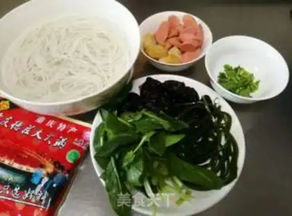 Make Spicy rice line step 0