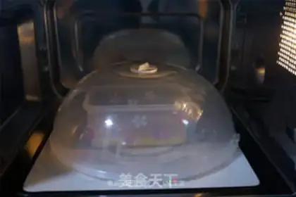 Make Microwave ham and egg fried rice step 3