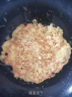 Make Egg rice cake step 2