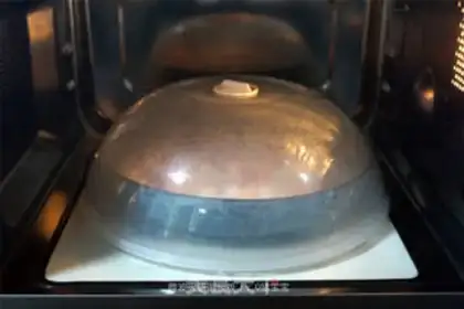 Make Microwave ham and egg fried rice step 7
