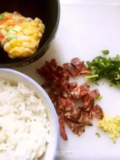 Make Weenie fried rice step 0