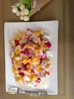 Make Yogurt fruit step 1