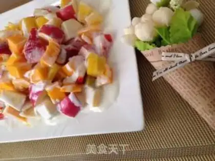 Make Yogurt fruit step 2