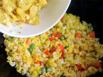 Make Nice fried rice step 8