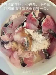 Make Sour soup boiling fish step 3