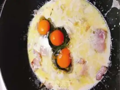 Make Bacon pasta step 4