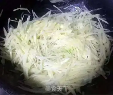 Make Clear the potatoes step 4