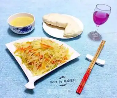 Make Clear the potatoes step 10