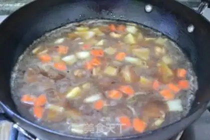 Make Potato curry chicken step 7