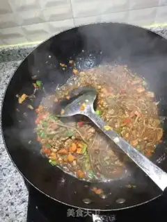 Make A meat powder fan step 2