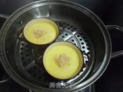 Make Dry-shell steamed eggs step 7