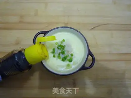 Make Dry-shell steamed eggs step 8