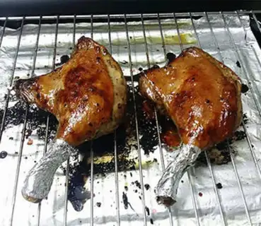 Make Black pepper steak, duck leg step 10