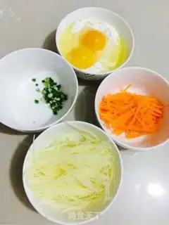 Make Double silk eggcakes step 1