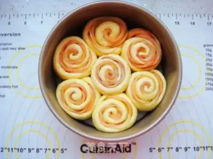 Make A little flower bread step 17