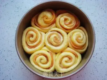 Make A little flower bread step 18