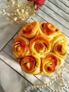 Make A little flower bread step 20