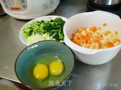 Make Cream sauce and rice step 1