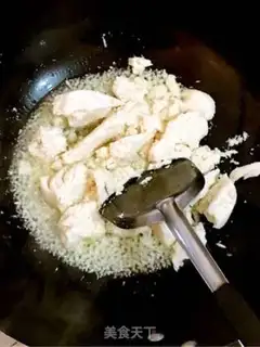 Make Shrimp and snow veal step 2
