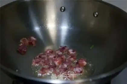 Make Mustard fried rice step 1